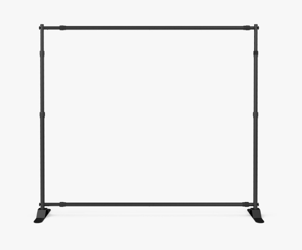 Step and Repeat Backdrop (Hardware Only) – Adjustable Heavy-Duty Stand