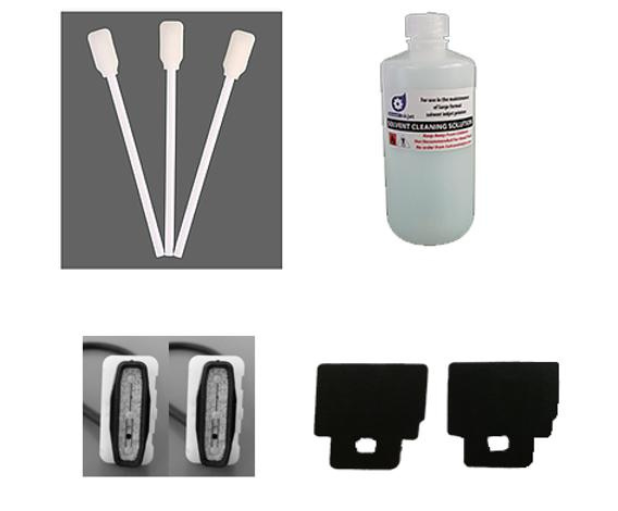 Roland SP Series Maintenance Kit – Includes Cap Tops, Cleaning Swabs, Solvent, and Wipers